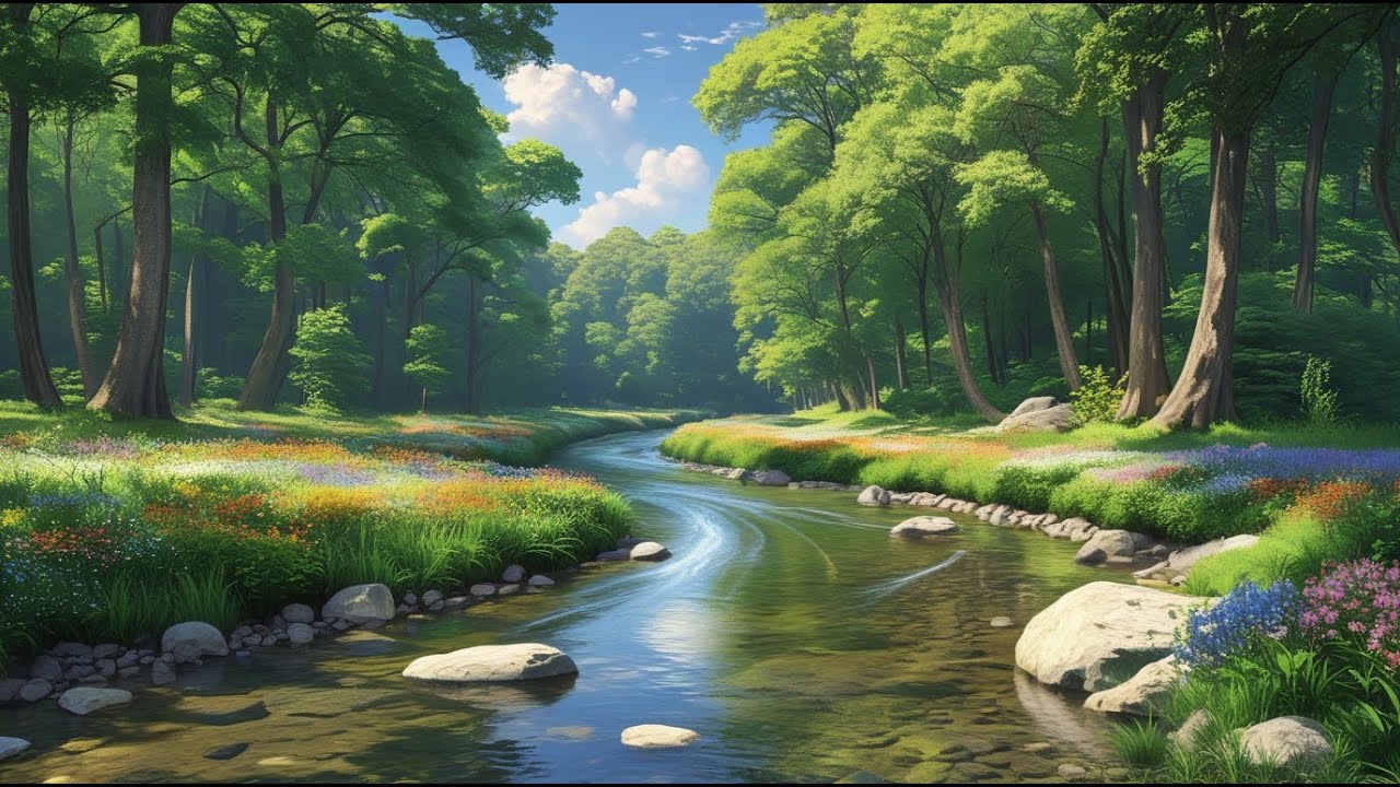 Forest Whisper: Zen Sound Bath with Birds & Creek for Sleep, Meditation & Deep Focus | 30 Min