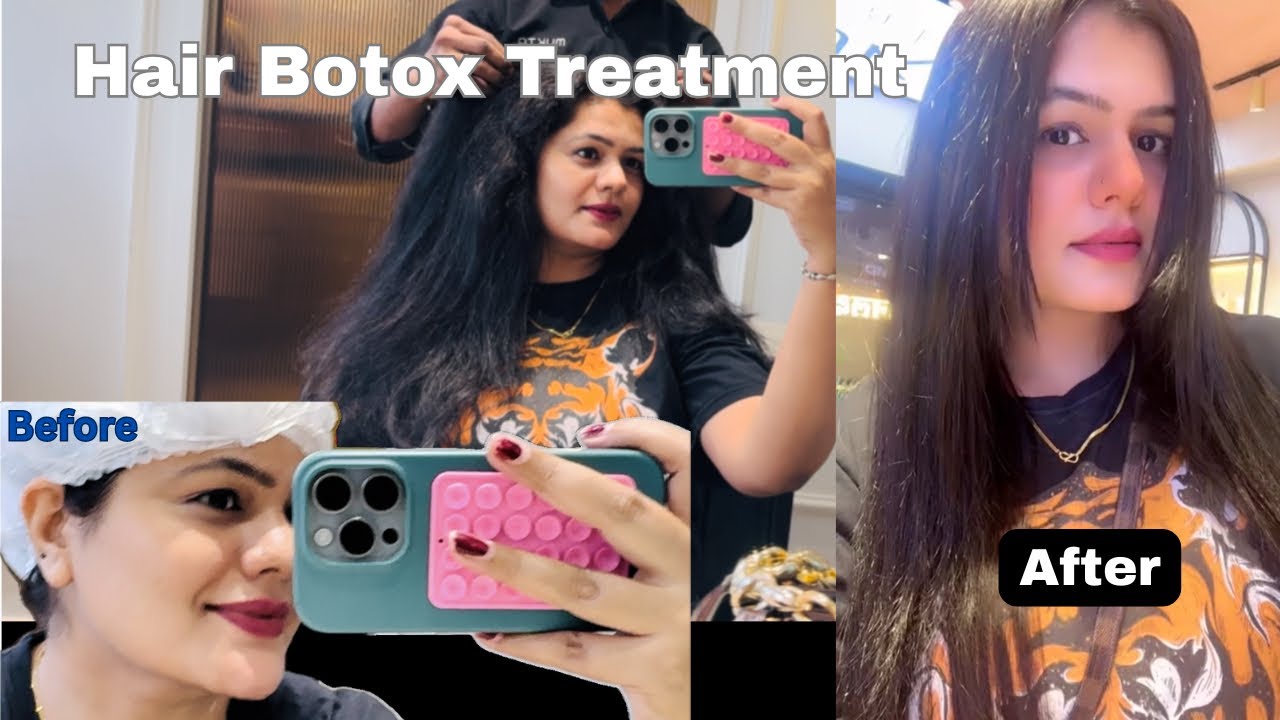 Hair BOTOX Treatment tutorial | Honest review | vlog | 