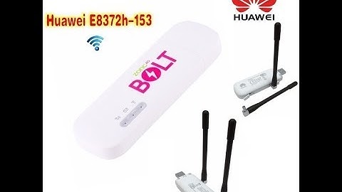 New Huawei E8372 E8372h 153 with Antenna 4G LTE 150Mbps USB WiFi Modem