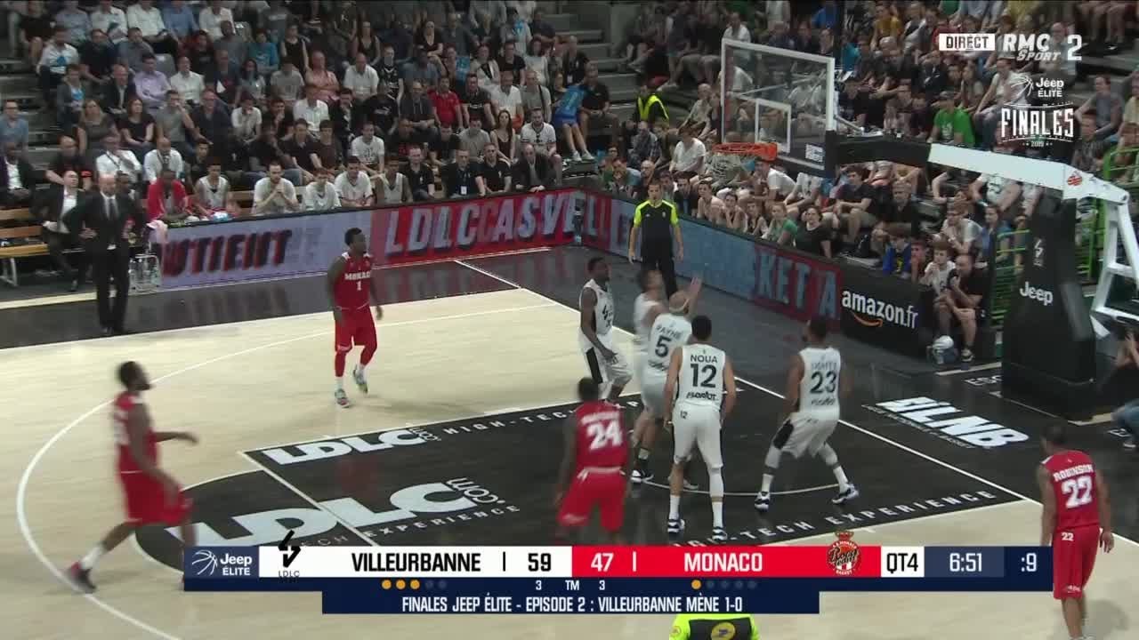 Les highlights d'Eric Buckner (15 points) face à Lyon-Villeurbanne (Episode 2 - Finales Jeep ELITE)