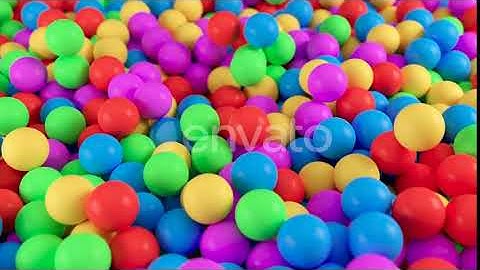 Colorful Background From a Pile of Abstract Spheres | Motion Graphics - Envato elements