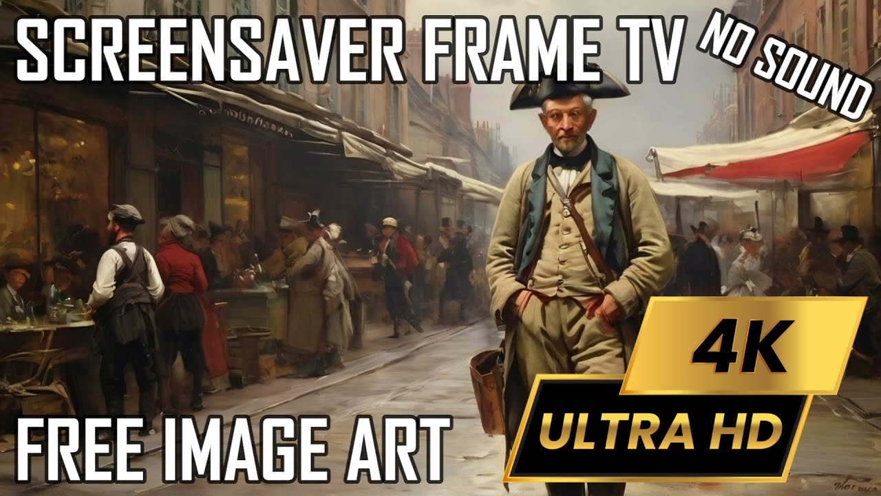 Oil Paint Screensaver TV 4K | 10 MIN Wall Art [AI-Generated, No Sound]