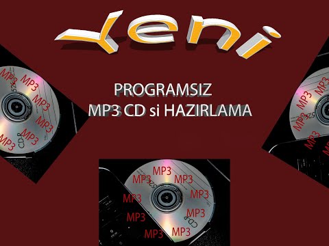 Programsız MP3 CD si hazırlama