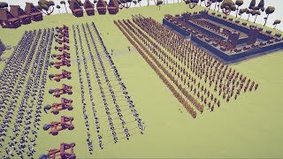 MEDIEVAL ARMY vs KNIGHT ARMY - Totally Accurate Battle Simulator TABS