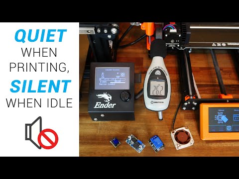 Quiet 3D printing guide: Noctuas, buck converters, relays & firmware tricks