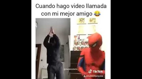 Cuando haces video llamada con tu amigo