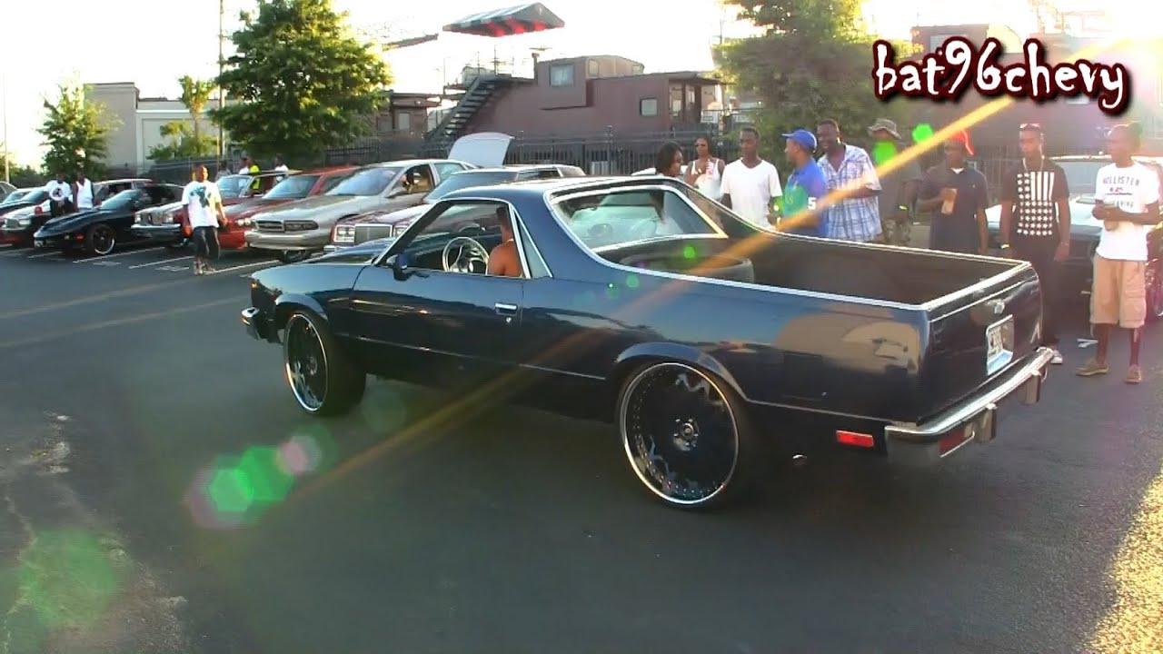 Blue Chevy El Camino on 24" Wheels 1080p HD YouTube