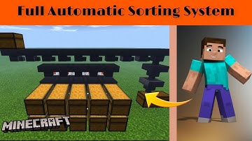 Minecraft Full Automatic Sorting System - 1.16/1.17