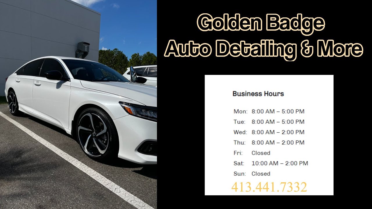 4. Golden Badge Detailing Daytona Beach 413.441.7332 Car, Boat or