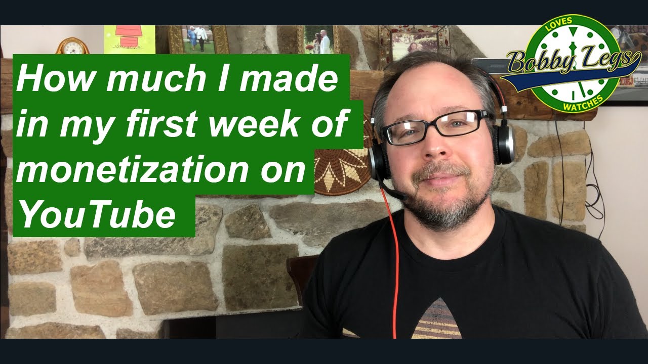 How much money I made in my first week of monetization on YouTube ...