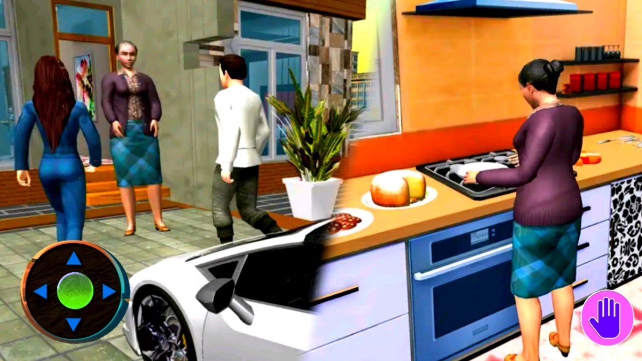 Симулятор БАБКИ! Прохождение игры 1 [Hello Virtual Mom 3D] Granny