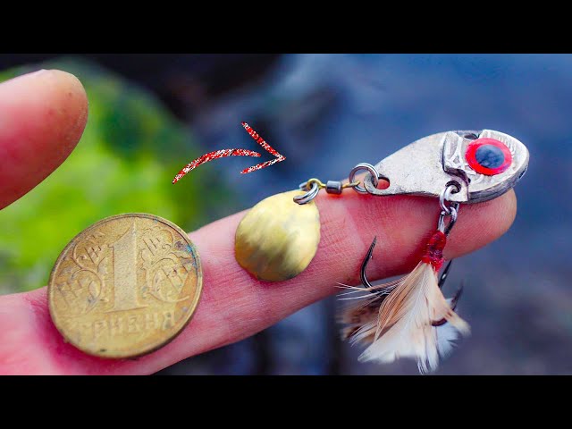 coin fishing lure Making a Tail Spinner from Coins / diy fishing lures