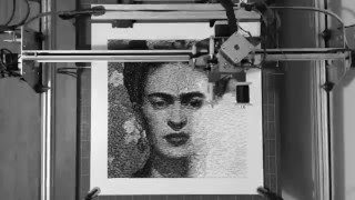 Frida Kahlo string art timelapse Net Worth