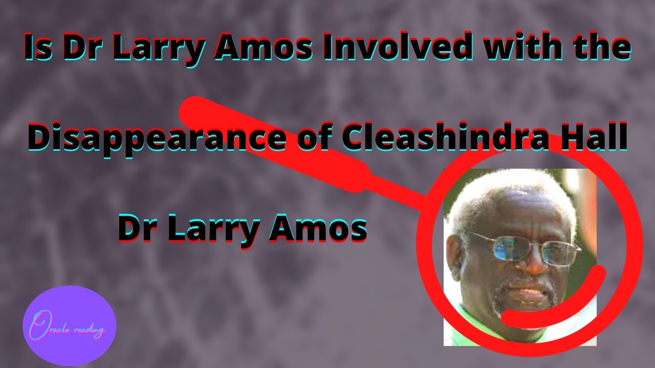 Dr. Larry Amos and Cleashindra Hall. [ What happened to Cleashindra