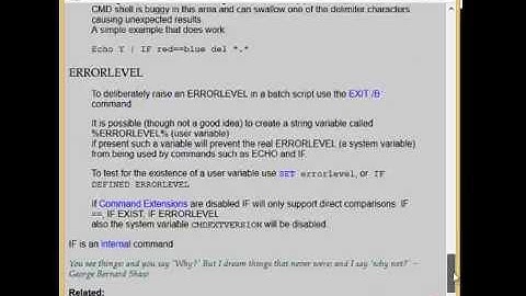 Batch Scripting Tutorial 5 - If and If Else Statements and Operators