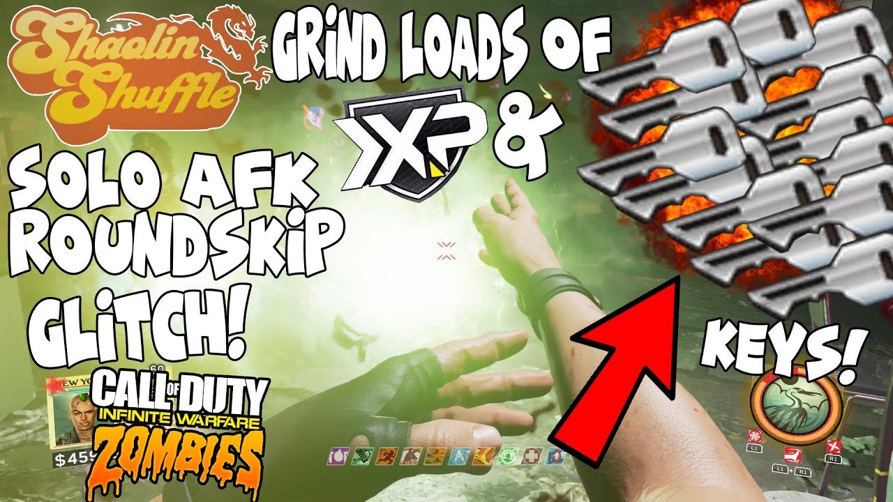 Shaolin Shuffle SOLO *AFK* ROUND SKIP GLITCH! GRIND LOADS OF KEYS AND XP USING THIS GLITCH!