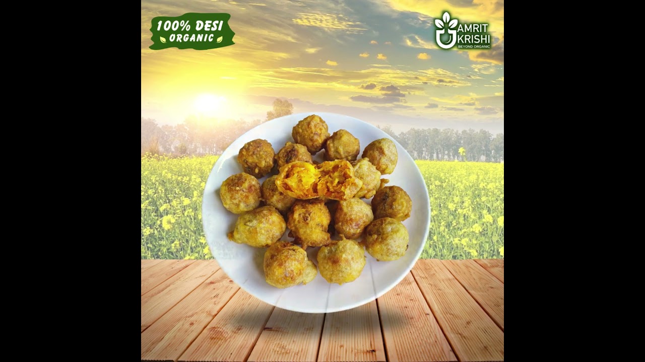 Experience the richness of Amrit Krishi's 100% Desi Organic Cold & Wood Pressed Mustard Oil!