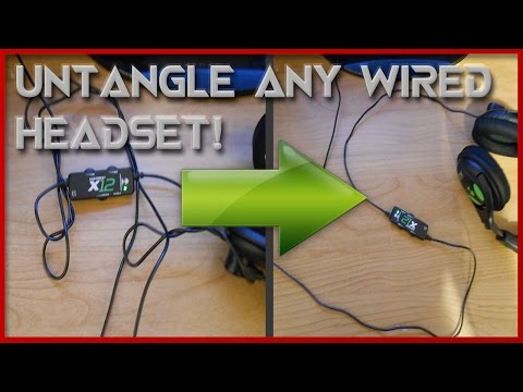 Como facilmente Untangle Qualquer Wired Headset!