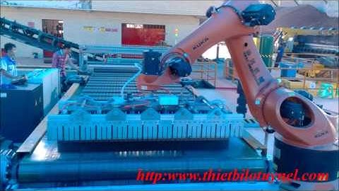 [HIỆP SÁNG] Robot xếp gạch tự động Kuka - Xiechuang xuất xứ Đức - 0911321999