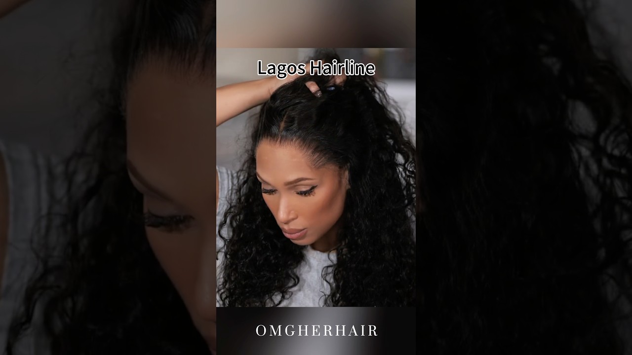 New Lagos Hairline,so flawlessly natural it stops people! Wait until they see the back!