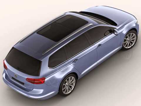 3D Model VW Passat Variant 2015 at 3DExport.com