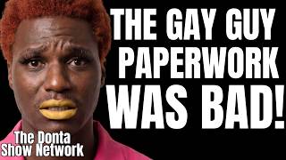 THE GAY GUY PAPERWORK HAD A KID IN IT