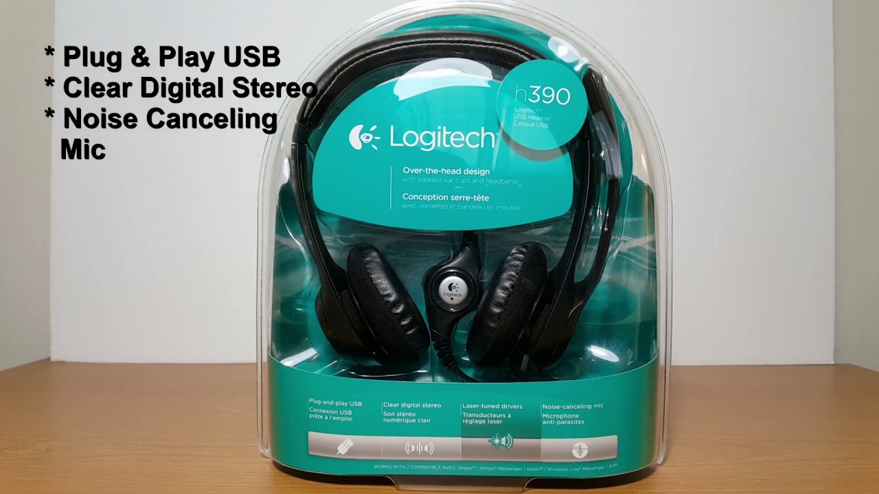 Logitech USB Headset H390 - Auriculares microfono - LDLC