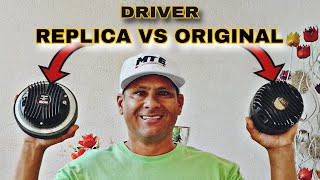 Comparación de DRIVER agudo eighteen sound original vs replica