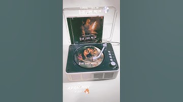 #CustomMade #CompactDisc van #TereIshkMein ❤️‍🔥Een #ARRahman Musical 🔥#DIY #PhysicalMedia