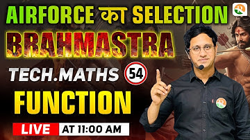 Function -1 | Airforce Maths Classes | Maths for Airforce 2024 | Airforce Maths Classes 2024