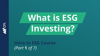 What is ESG Investing | Intro to ESG Course (Part 1 of 7)