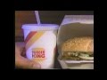 Burger King &quot; $0.99 Double chesseburger&quot; Ad(1987)