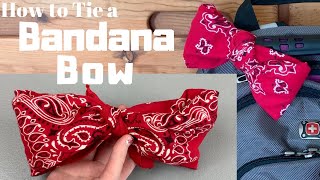 How to Tie a Bandana into a Bow | Tutorial Tuesday Ep. 86