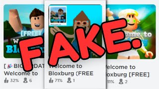 Playing FAKE Bloxburg Games (I got scammed) screenshot 2