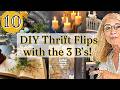 Diy upcycling thrift flips into unique home decor using the 3 bs