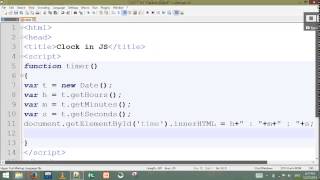 How to Make an Easy Clock in Javascript, Complete Tutorial