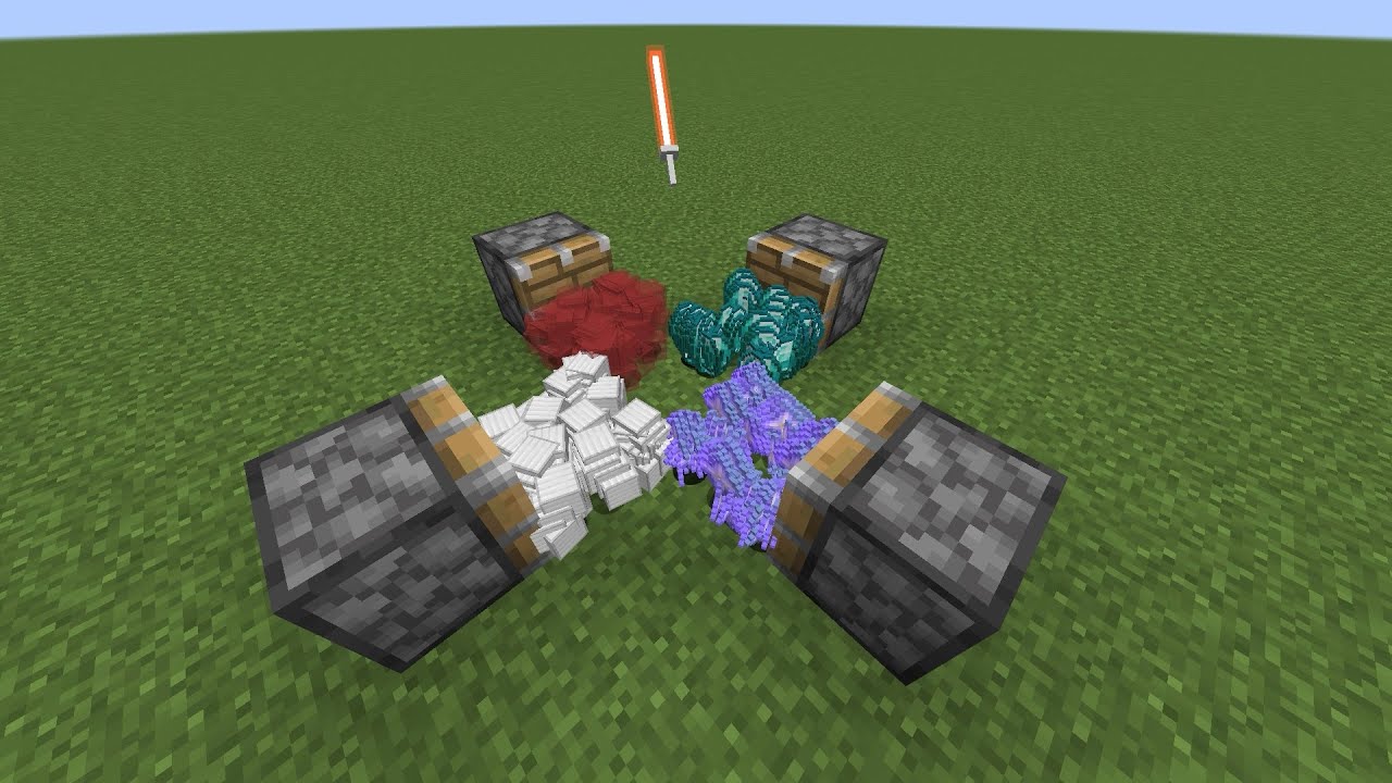 how to get a lightsaber in minecraft YouTube