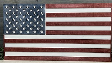 Making an American Flag on the CNC