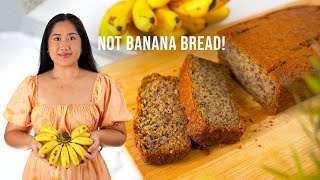 Banana CAKE - Asian Style but EGGLESS & VEGAN