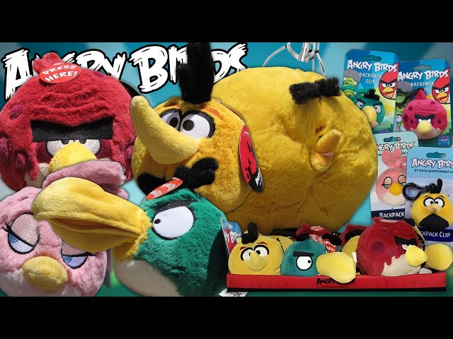 New Angry Birds 5 Orange Globe Bubbles Plush Rovio with Working SOUND