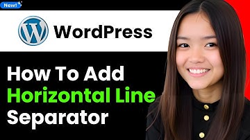 How to Add a Horizontal Line Separator in Wordpress 2026 (Step By Step)