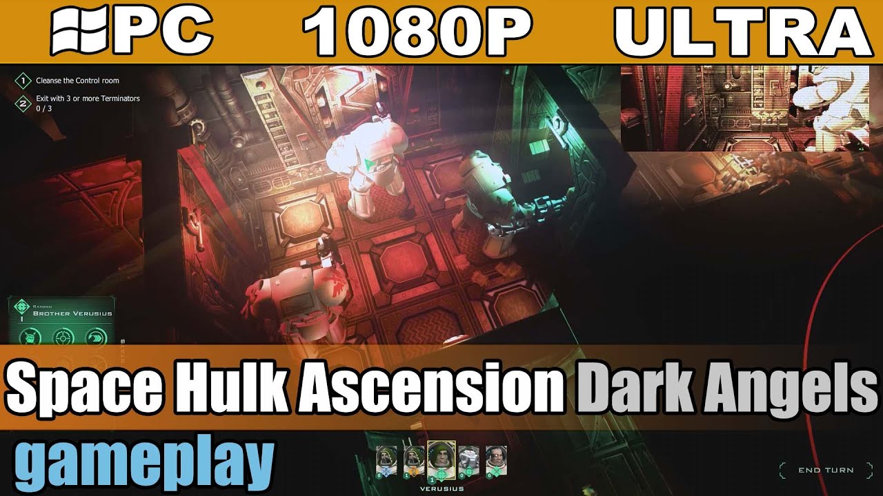 Space Hulk Ascension Dark Angels gameplay HD - RPG Strategy - [PC ...