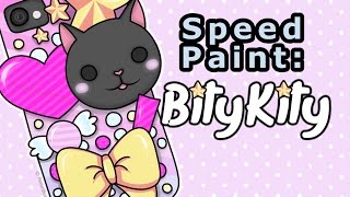 DRAW WITH ME #018 - Bity Kity Deco Commission 2-10-15