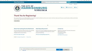 City of Harrisonburg LAMA Permit Management System - How To Video