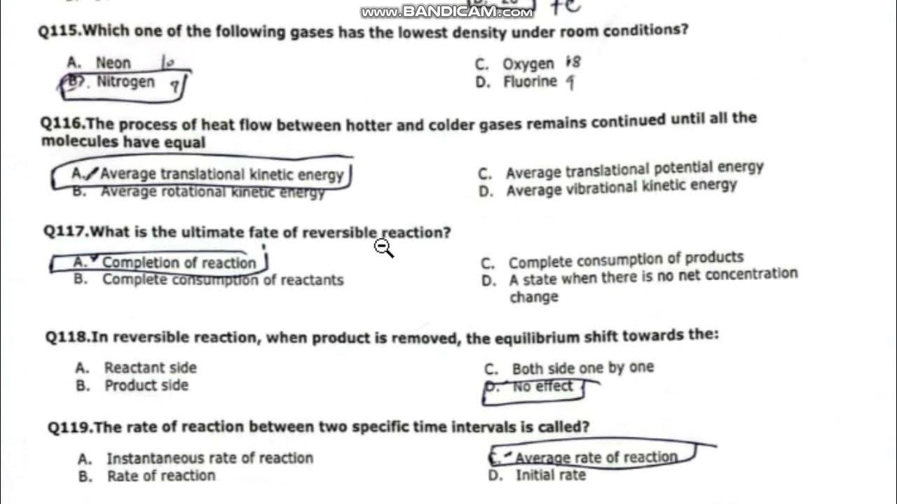 UHS MDCAT 2023 Chemistry Answer Key UHS MDCAT Solved Paper 2023 UHS