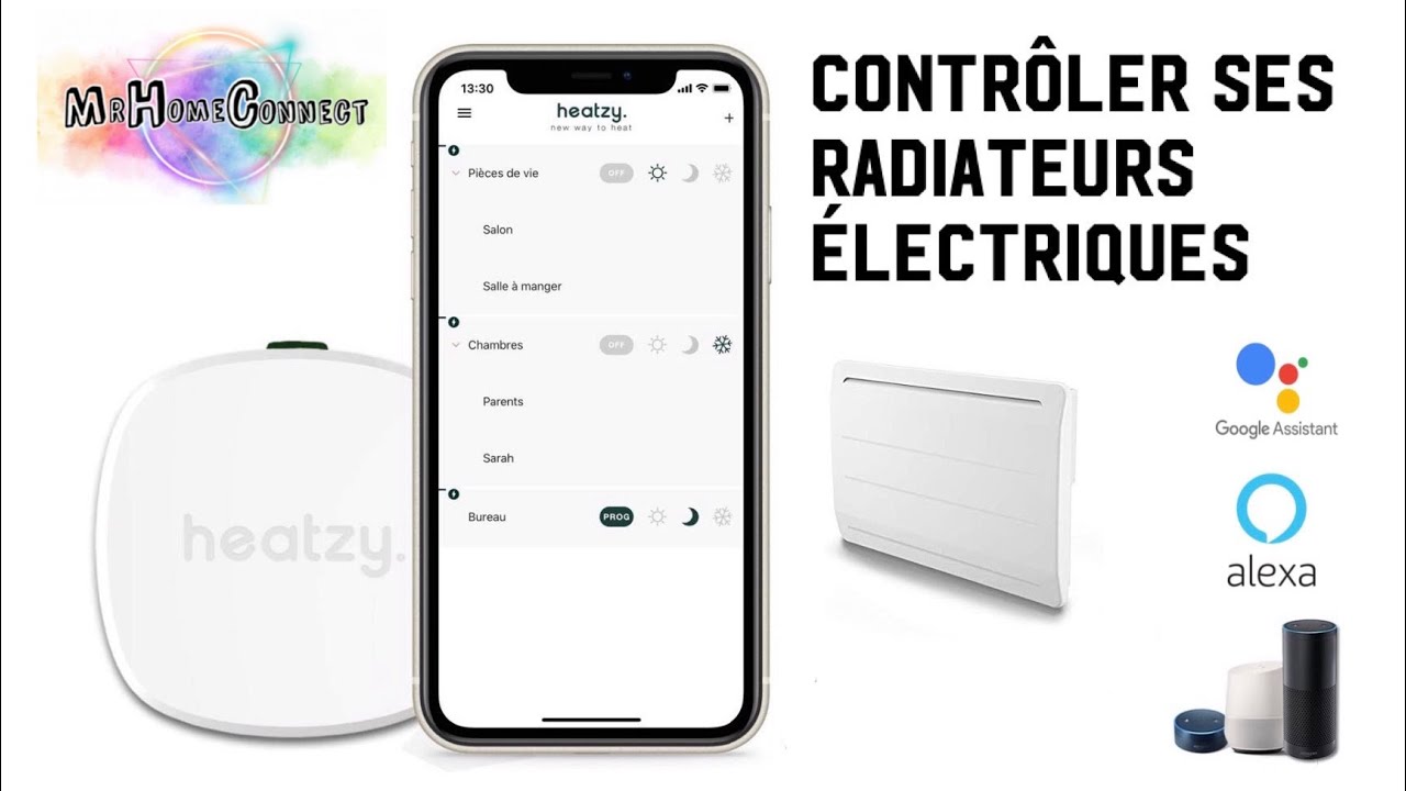 Heatzy Pilote - Connecter ses radiateurs électriques (Google home