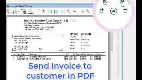 SQL Account  - WhatsApp Invoice in SQL Account | Accounting Software | Accounting System