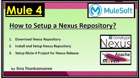 MuleSoft || How to Setup a Nexus Repository and Use in Mule Projects?