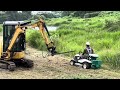 Grass Catting by machine JCV First vlog of my life .. very exciting time