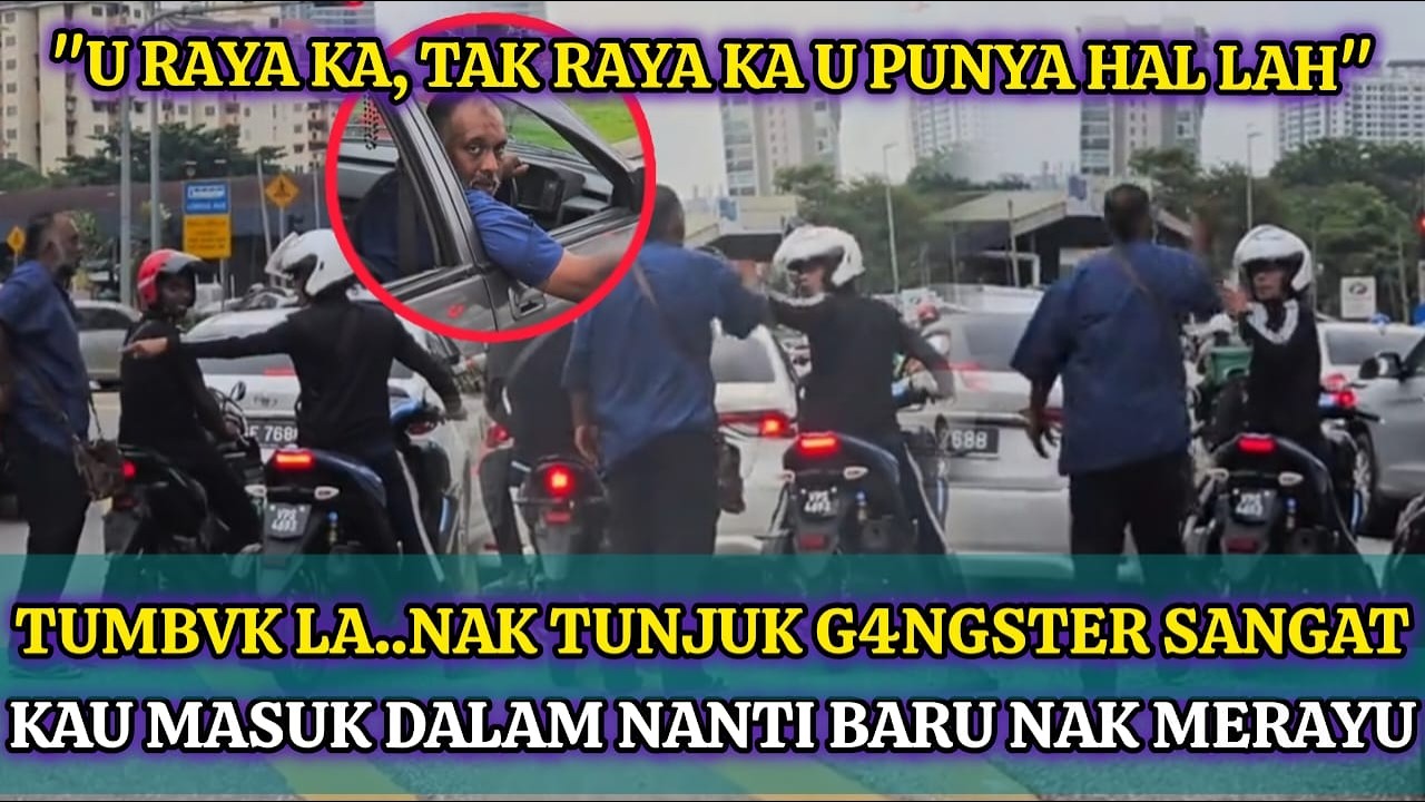 INDIA M4BVK G4DVH DENGAN P0LIS DI JALAN RAYA, L4NGG4R KENDERAAN DI PETALING